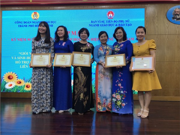 CĐN khen thưởng hoạt động nữ công